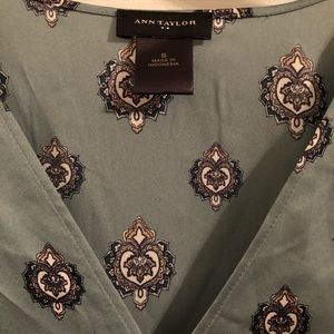 Sleeveless silklike blouse